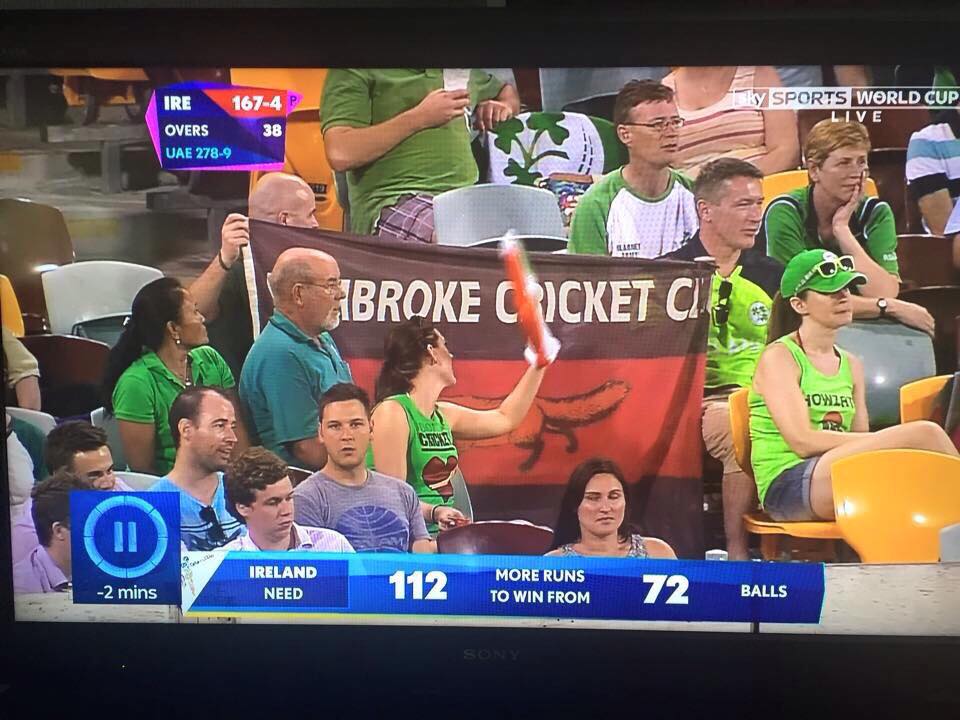 PCC Flag Posse on TV WC 2015